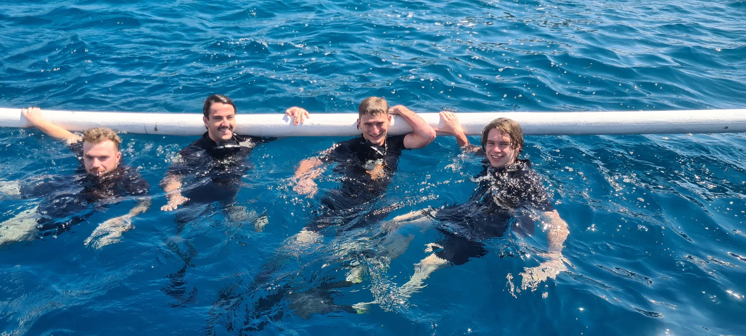 Snorkeler giving OK at the surface