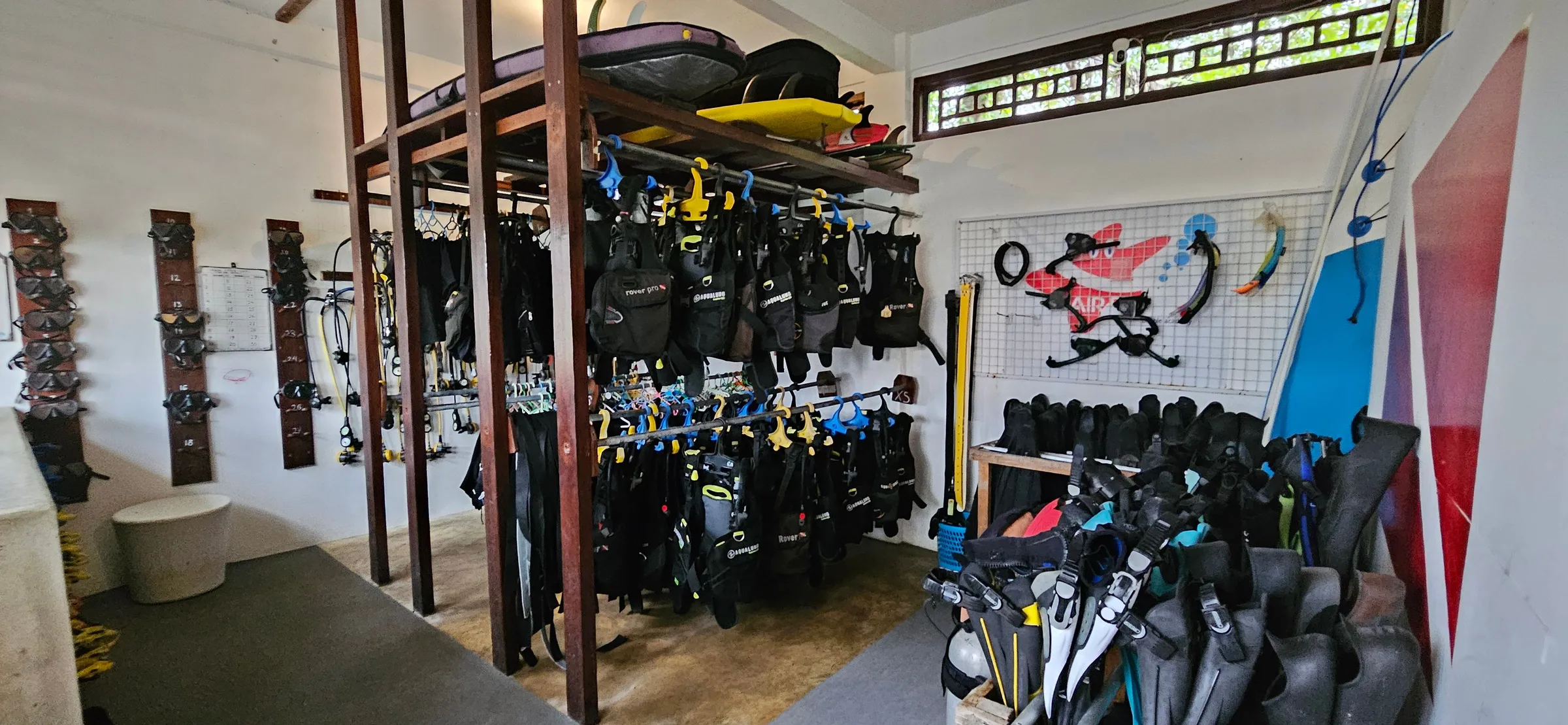 OUr equipment room